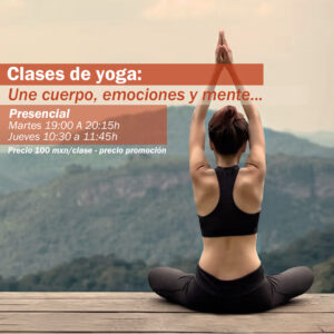 Clase vivencial de yoga @ Centro Sophia México